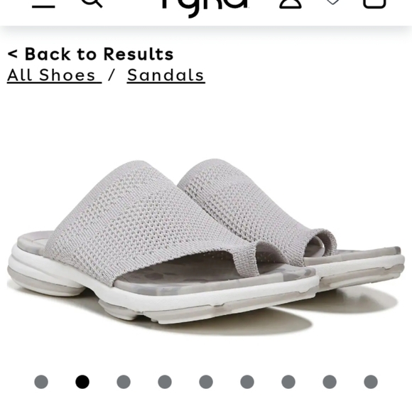 Ryka Desi Sandals 8.5 Wide - Picture 3 of 9